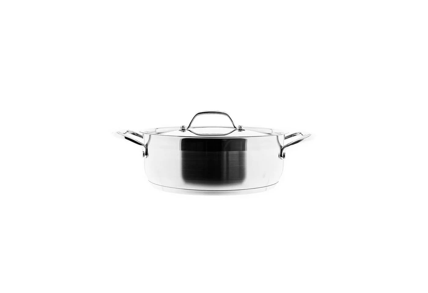 Sunay Kochtopf Gold Series Edelstahl mit Deckel Silber