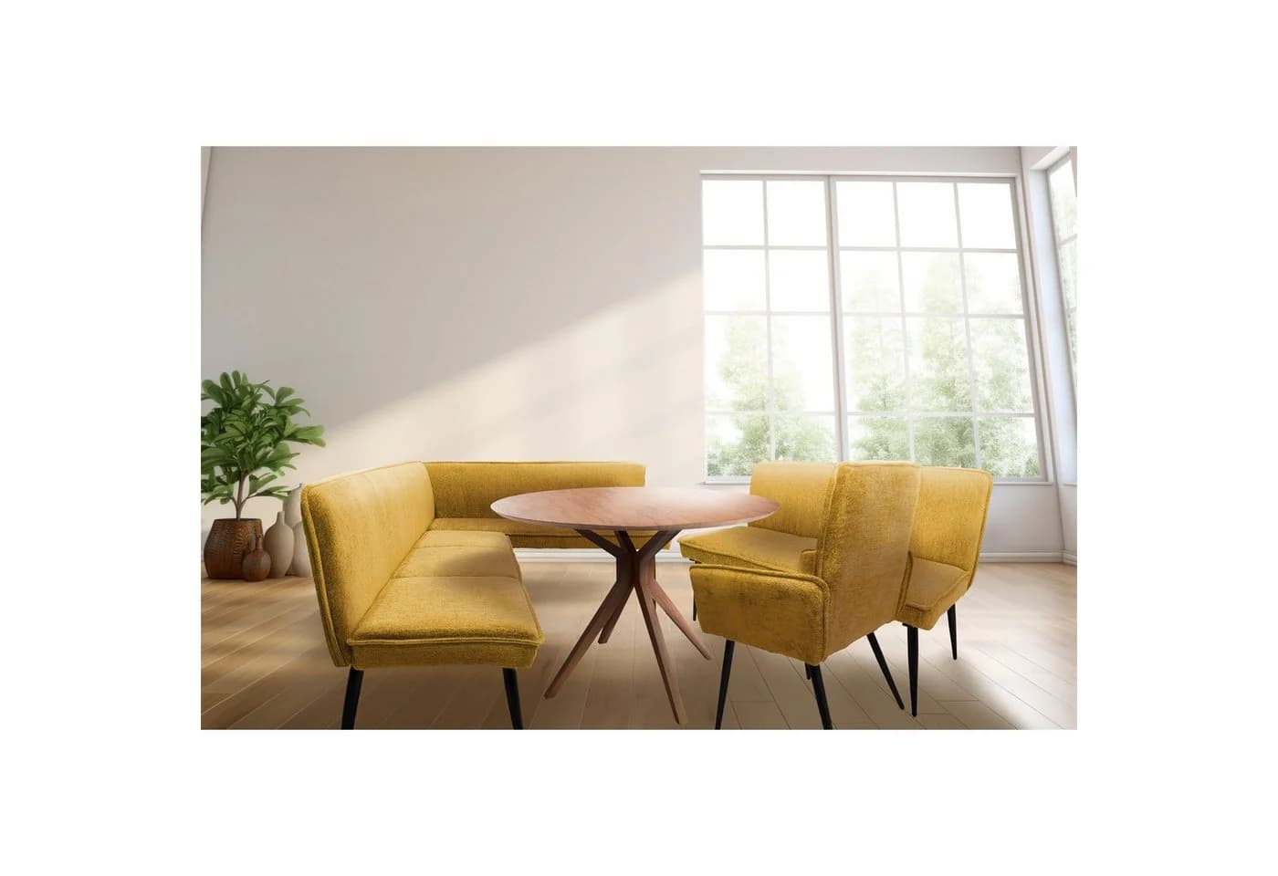 HTI-Living Esszimmerstuhl Mesilla Gelb