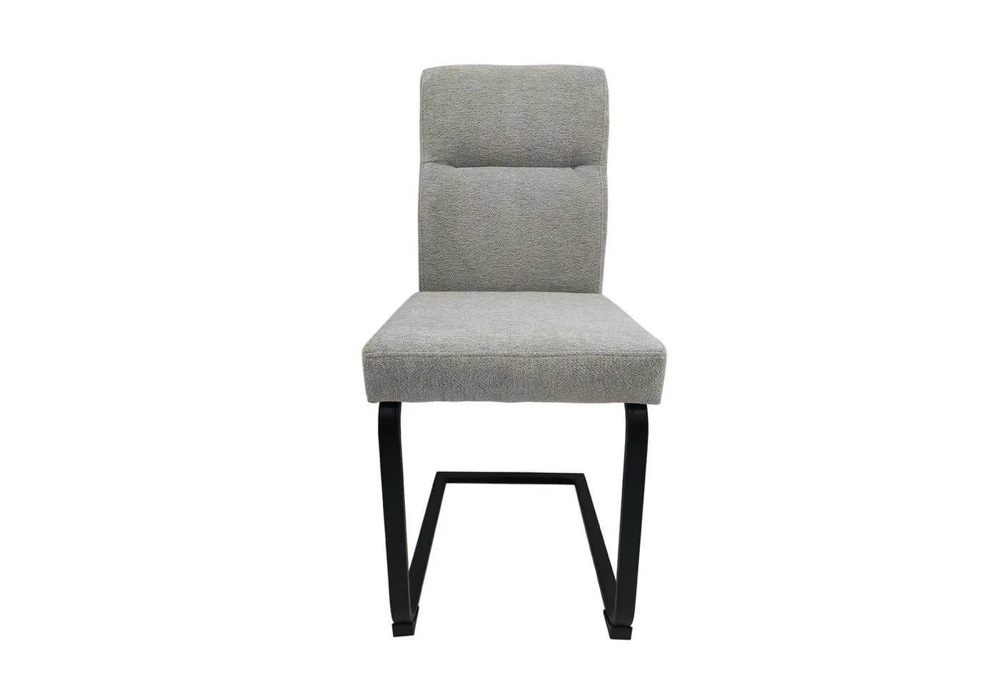 HTI-Living Esszimmerstuhl Liron Grau 2er-Set Freischwinger