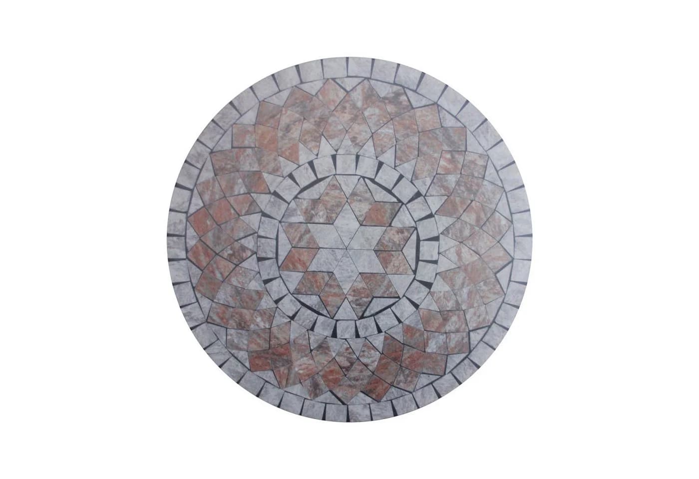HTI-Living Gartentisch Marocco Braun Metall
