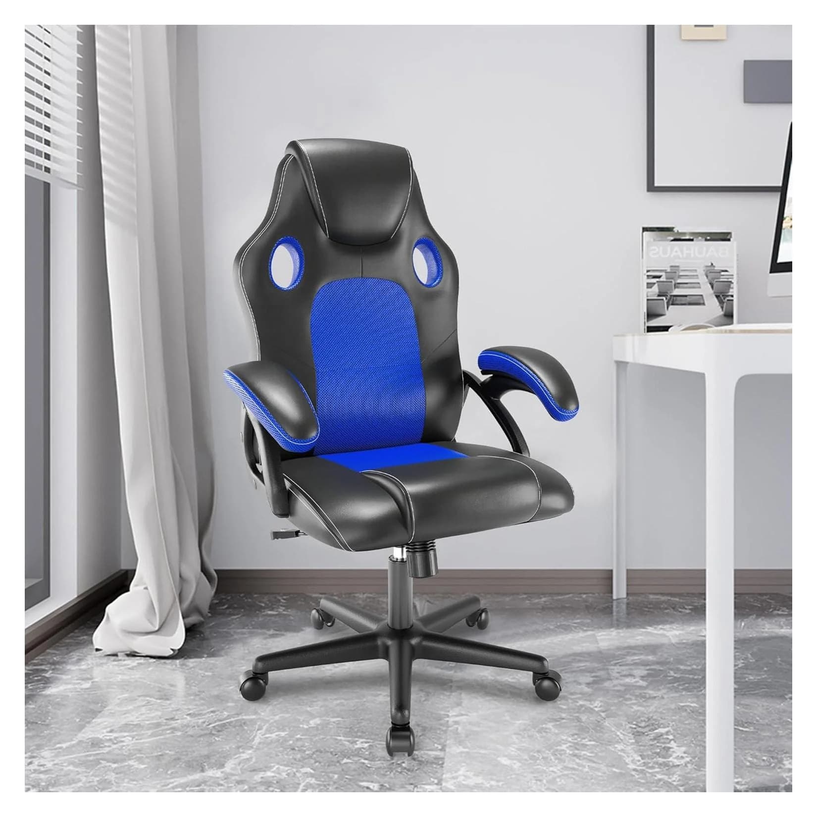 HTI-Living Bürostuhl ECO Daytona Blau Gaming Stuhl