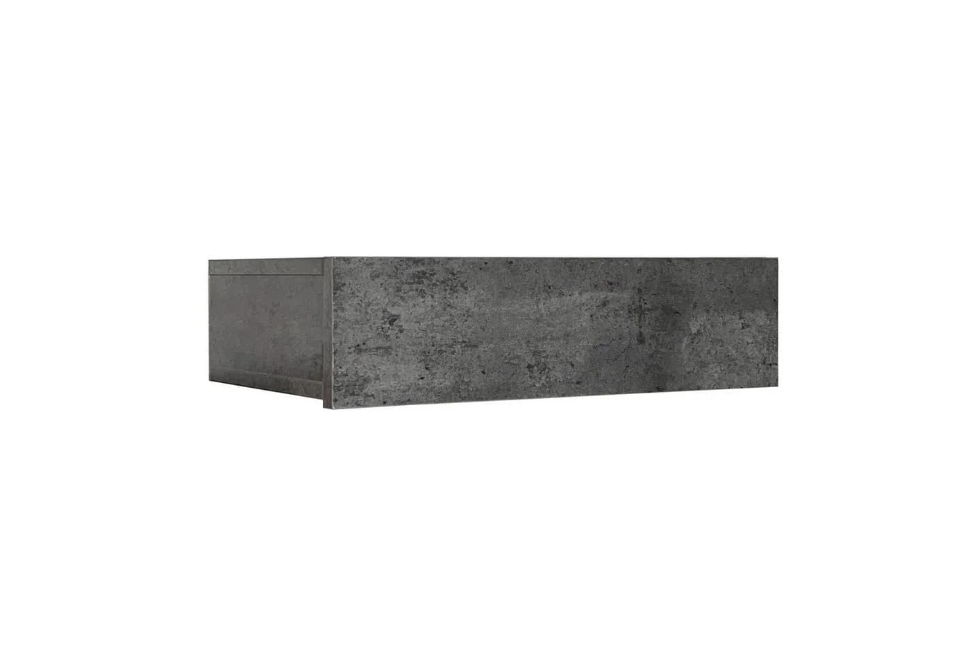 HTI-Living Wandregal mit Schublade 40 cm Betonoptik