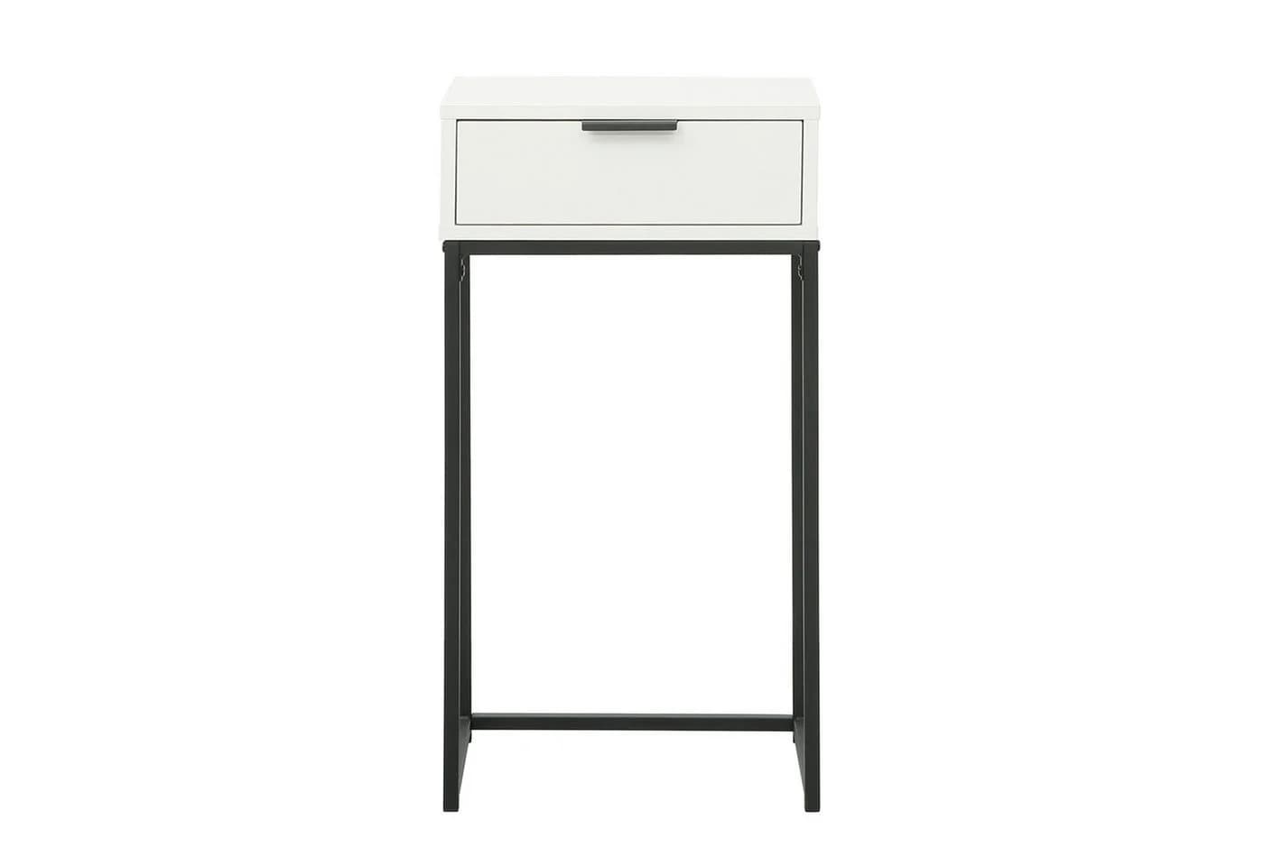 HTI-Living Konsolentisch Cedrik mit Schublade Weiß-Schwarz