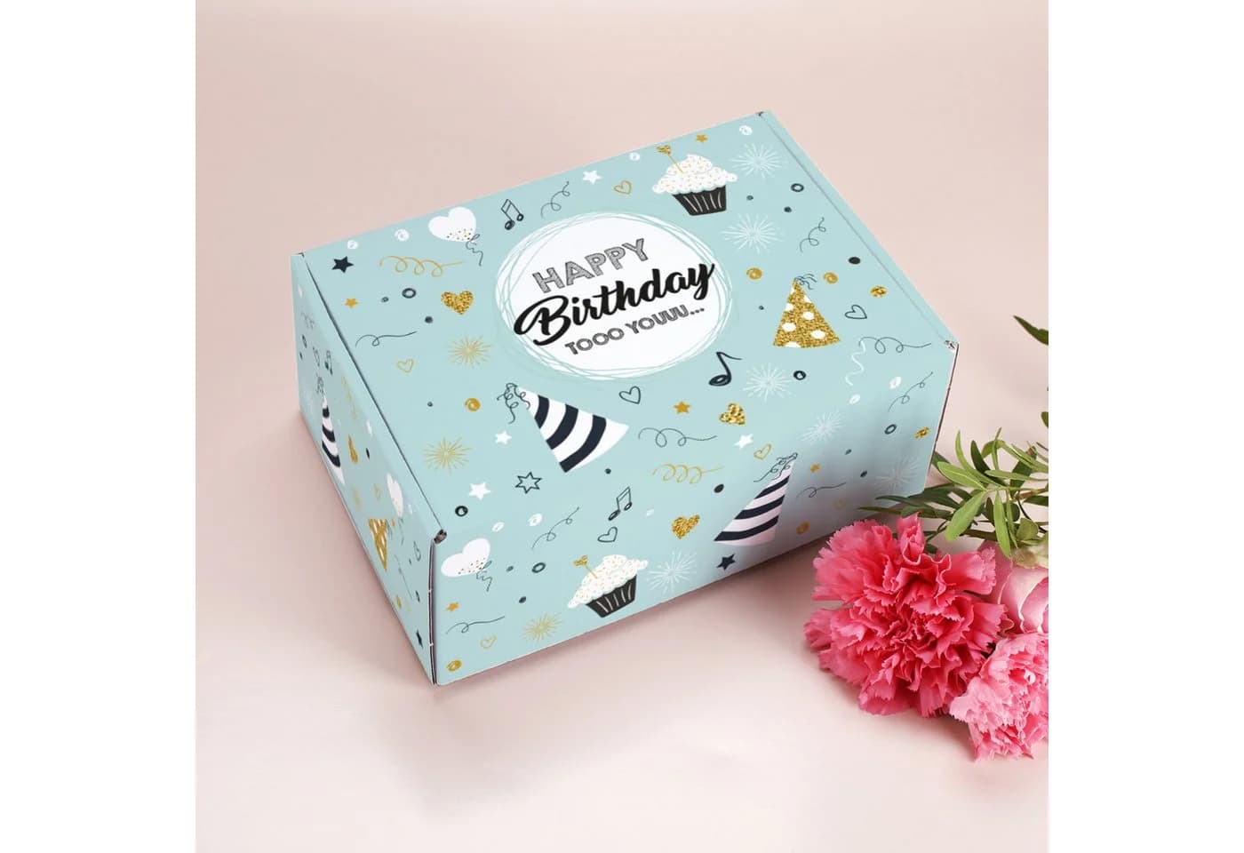 Herz & Heim Geschenkbox Geburtstag Karton