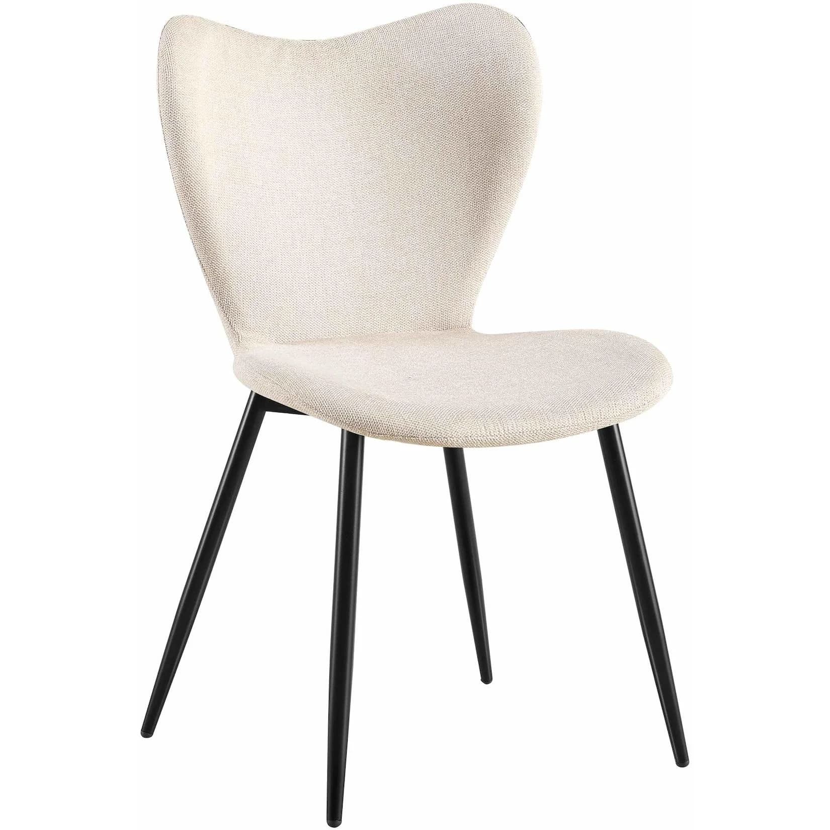 CLP Esszimmerstuhl Maika Retro Design mit Metallgestell