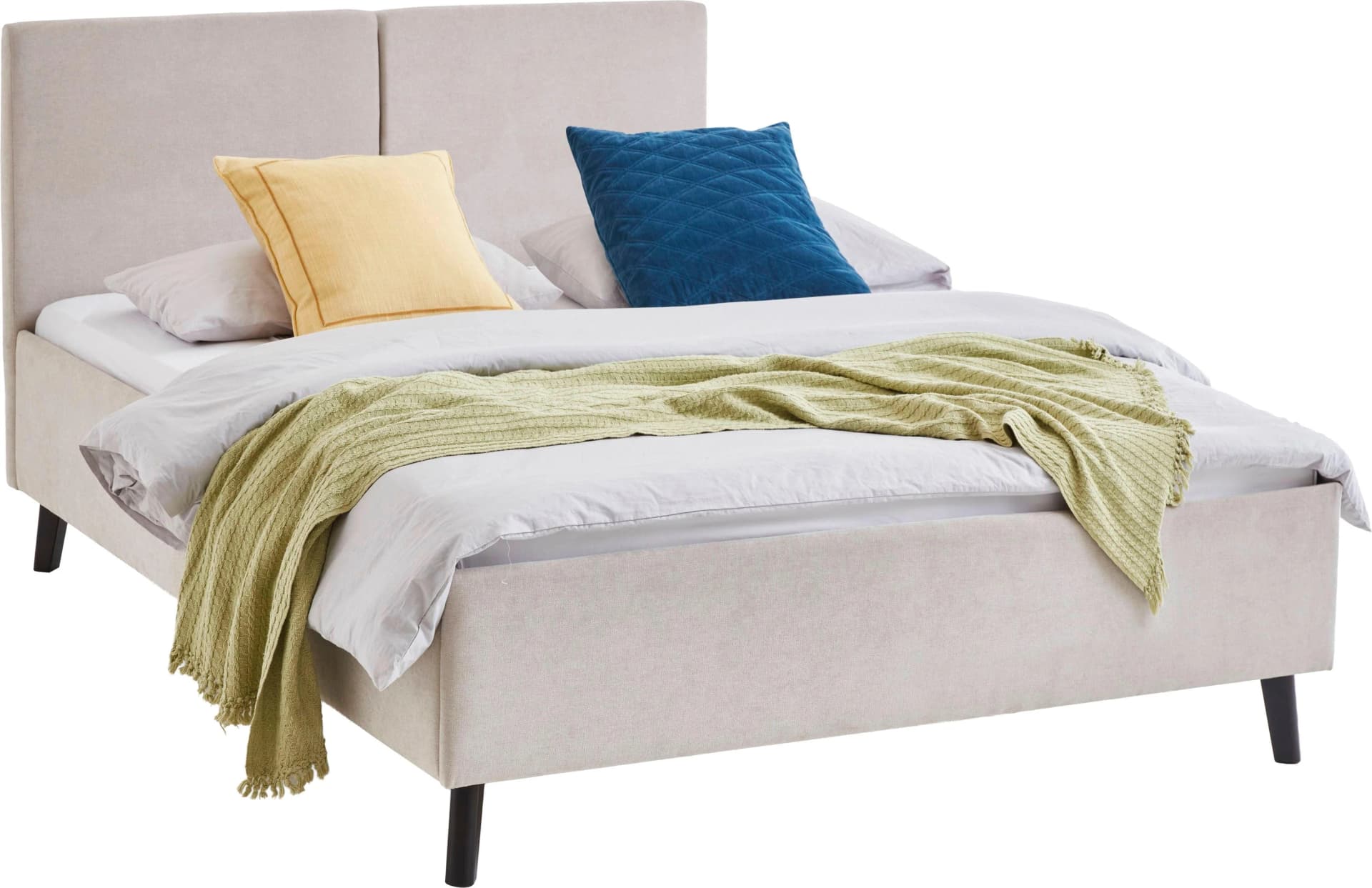 Meise Möbel Polsterbett Piano beige 140x200 cm