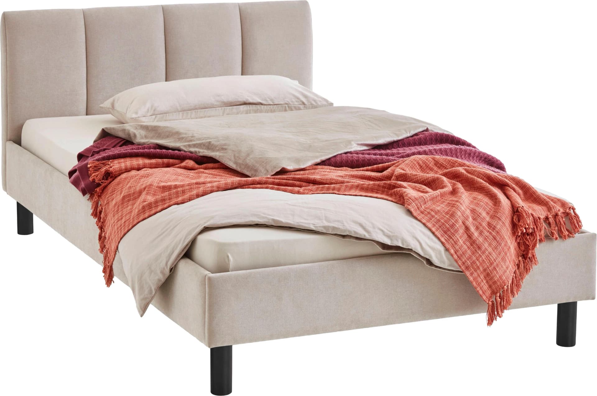 Meise Möbel Polsterbett Joker beige 140x200 cm