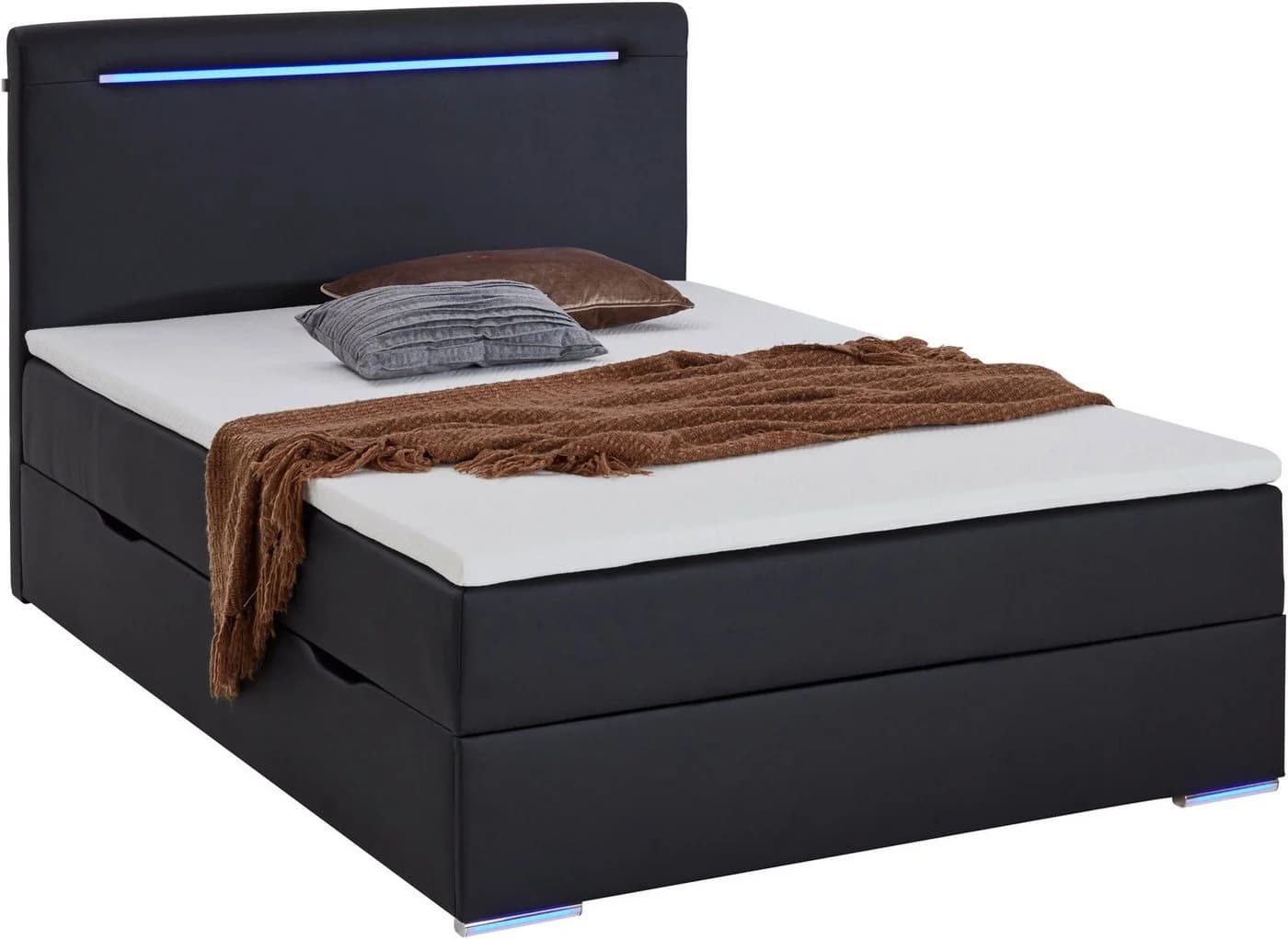 Boxbett Candela 2 Schwarz Taschen-Federkernmatratze