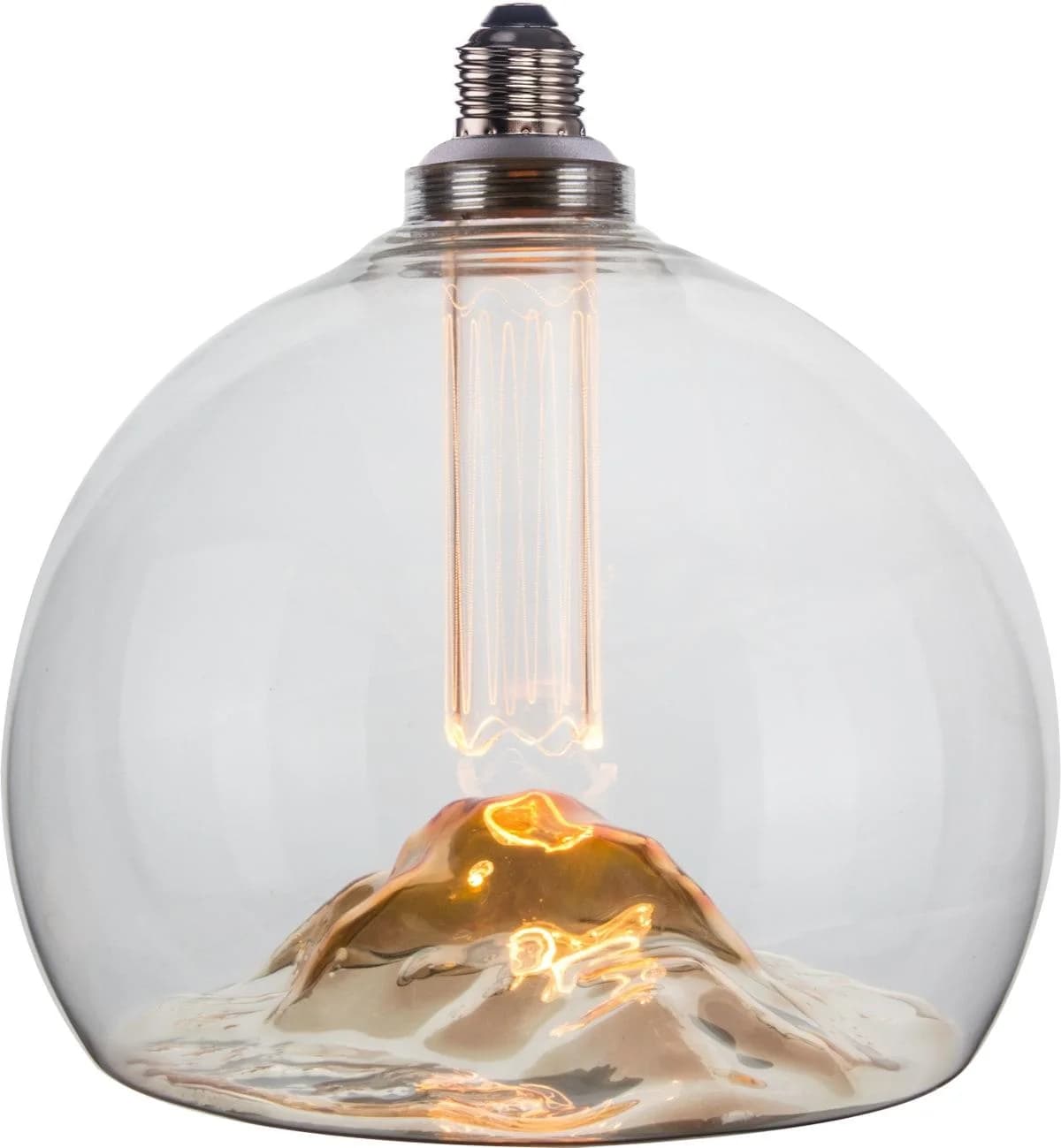 ENOVALITE LED-Filament-Lampe Mountian Globe E27 3,5W 120lm 1800K
