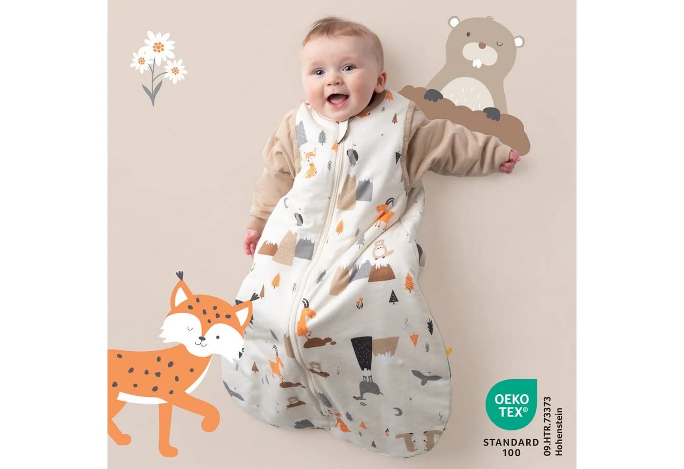 Schlummersack Kinderschlafsack 1.0 TOG OEKO-TEX zertifiziert