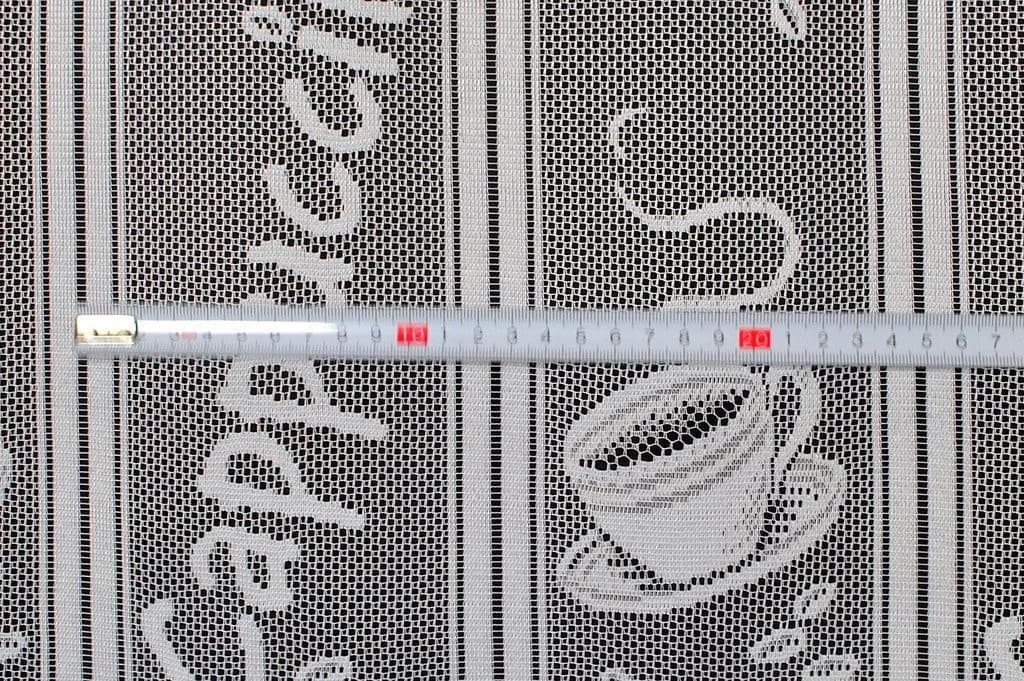 Gardinen Kranzusch Scheibengardine Cappuccino Stangendurchzug Transparent