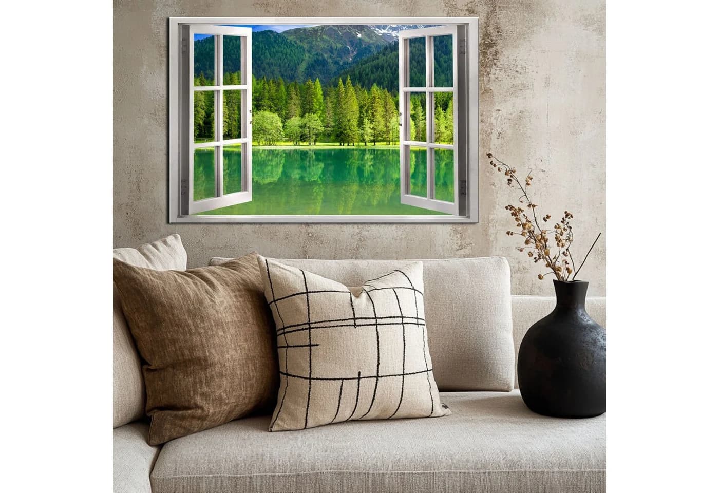 DARO Design Leinwandbild Modern Abstrakt Wandbild Wand Deko