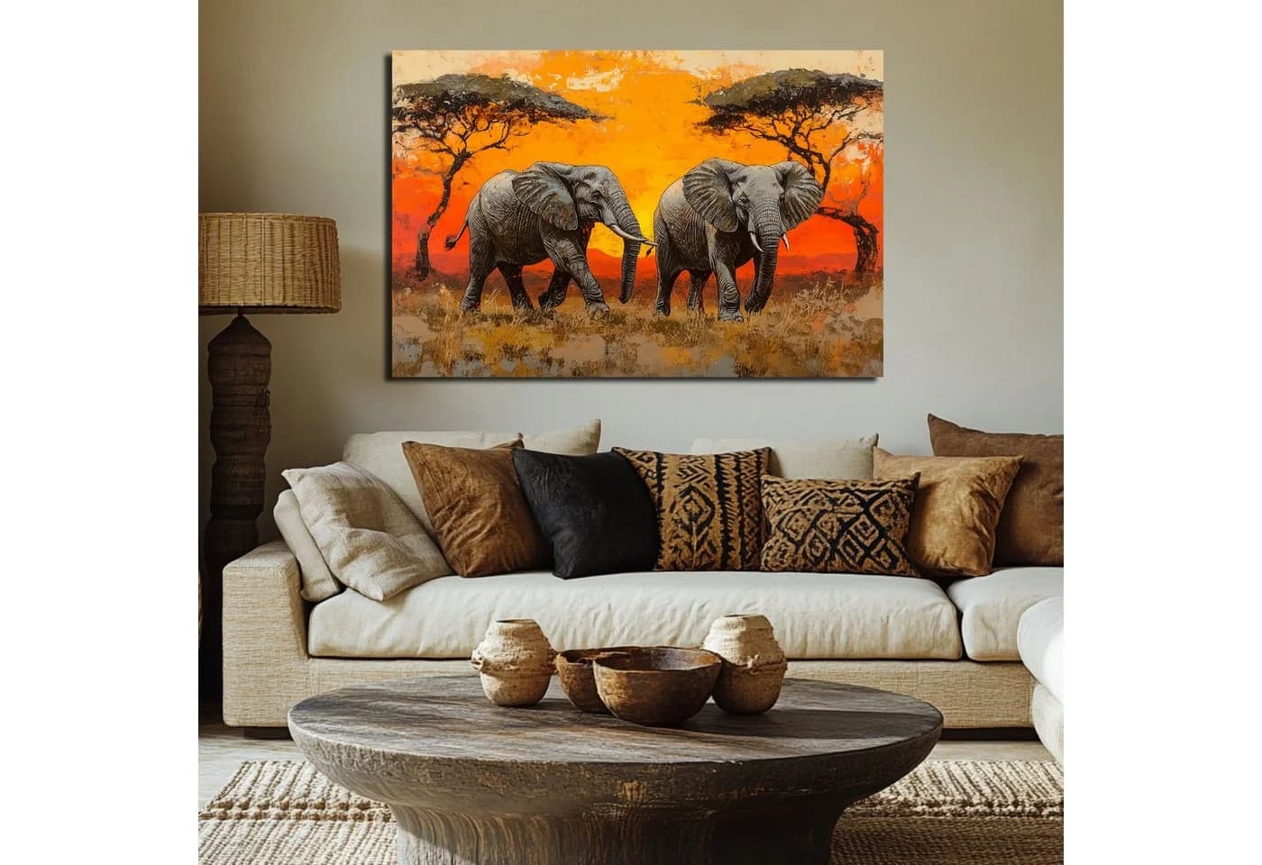 DARO Design Leinwandbild Modern Abstrakt Wandbild Wand Deko Leinwand Bilder