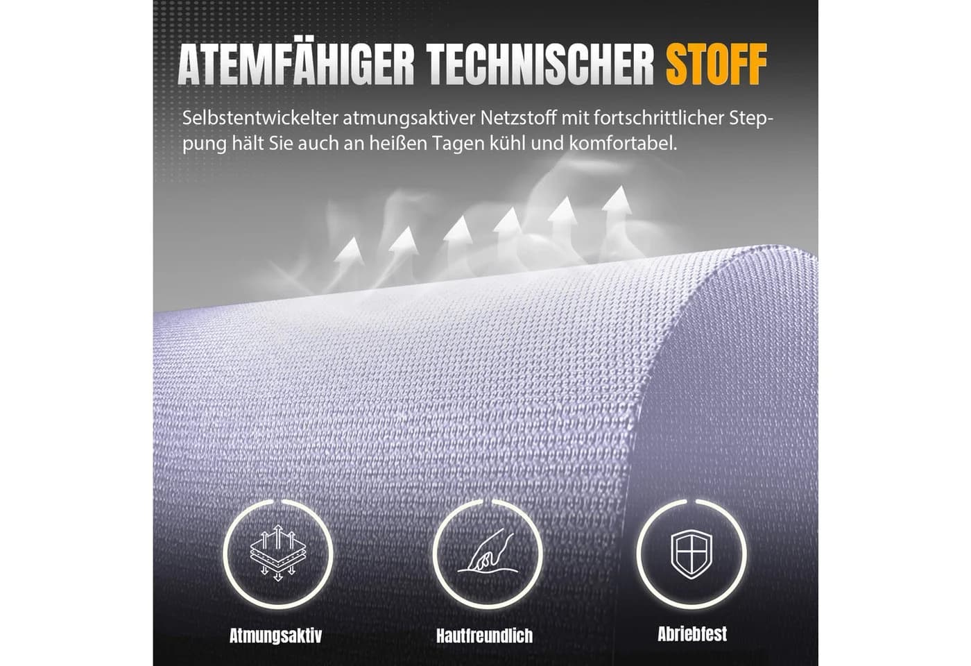 GTPLAYER Gaming-Stuhl Stoff Ergonomisch mit Fußstütze