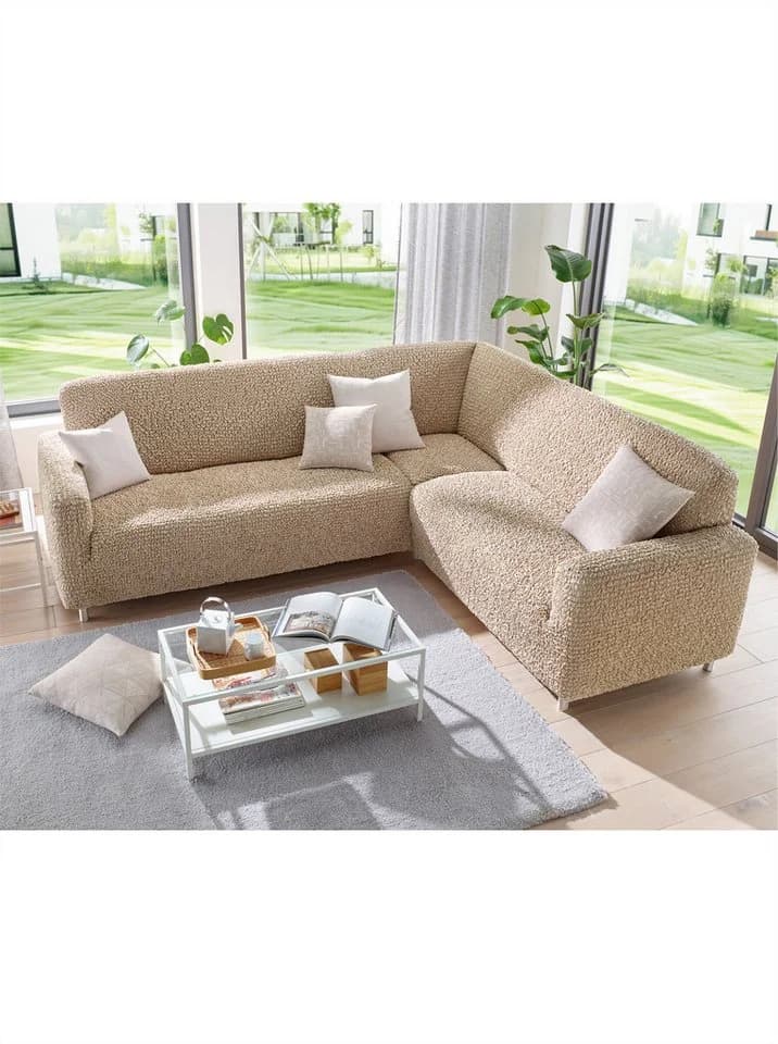 Witt Hussen-Set Hussenprogramm Beige/Braun Polyester