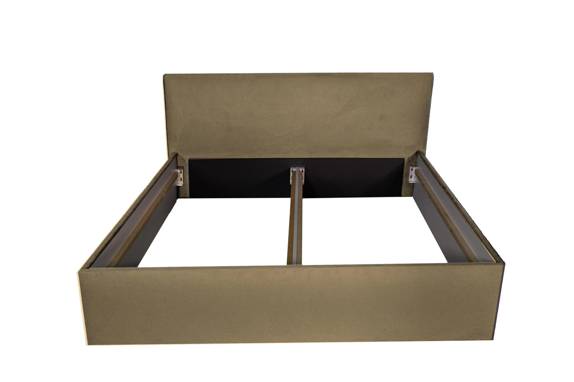 Halmon Schlafkomfort Betten Polsterbett bali Toffee Beige Stauraum