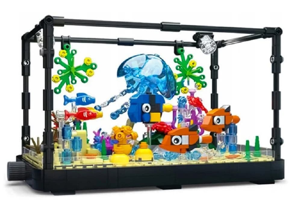 COIL Bausteinset Aquarium 725 St. Bunt Meeresmotive