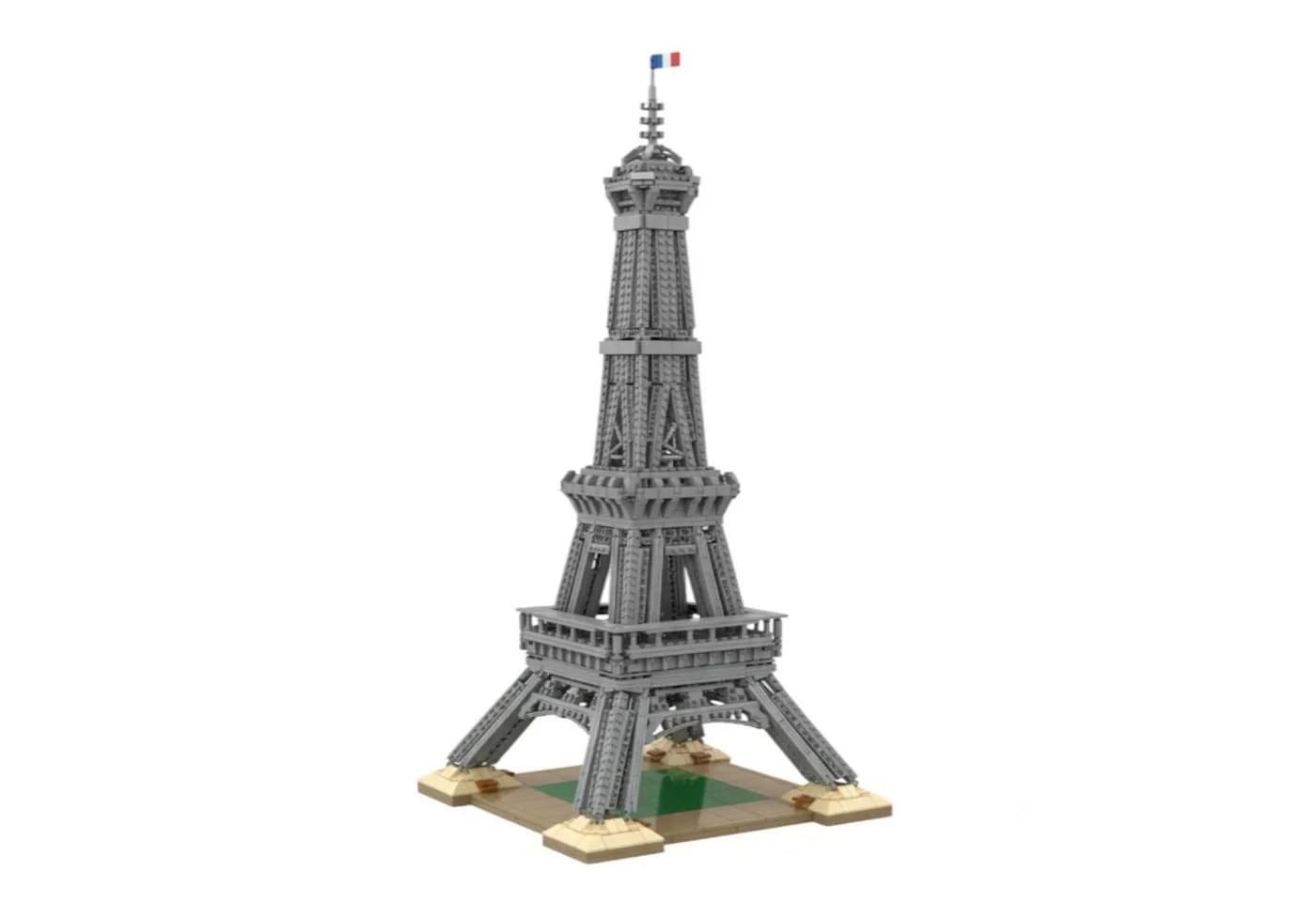 COIL Modellbausatz Der Eiffelturm in Paris 3097 Spielbausteine