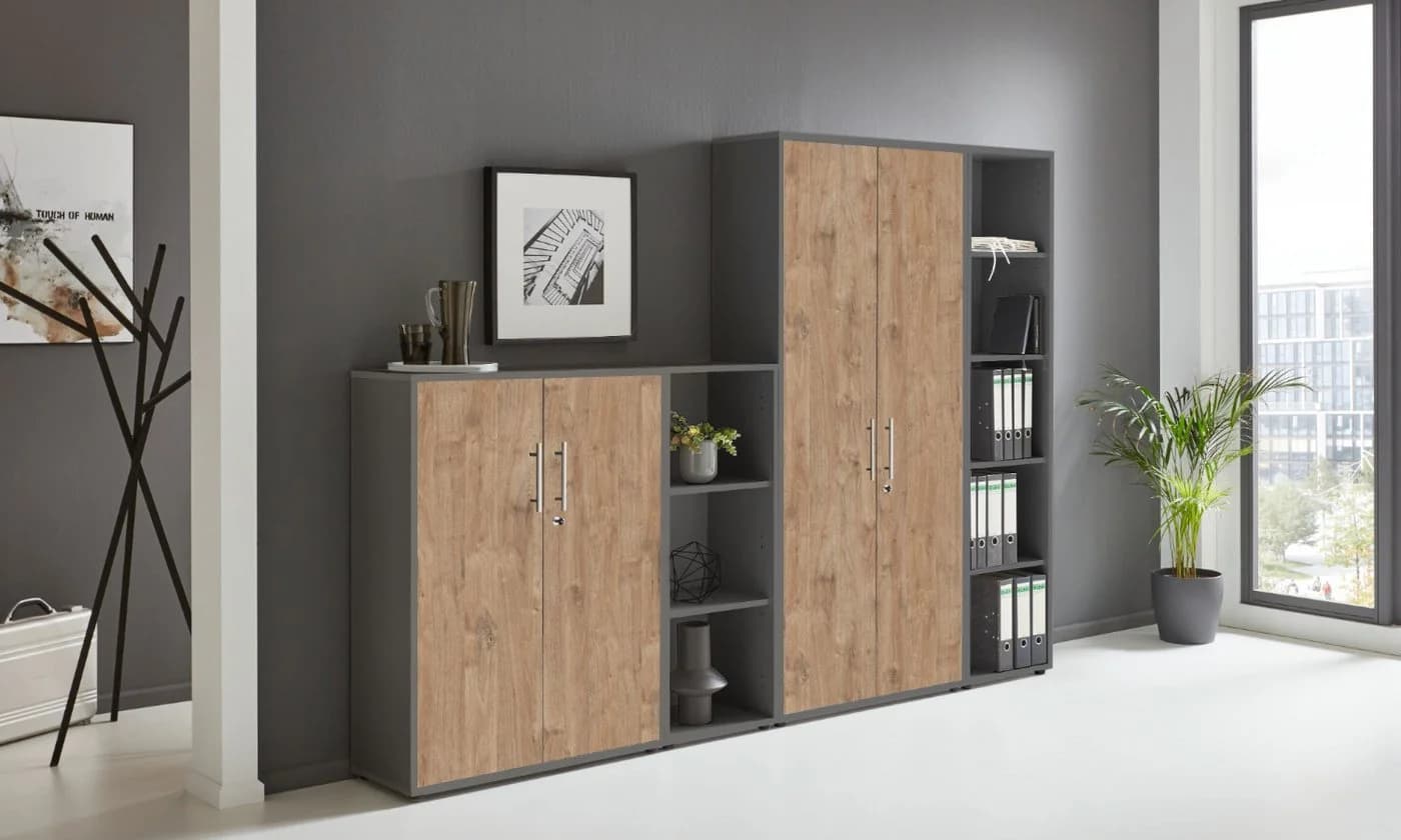 BMG Möbel Aktenschrank Office Edition 4 Set abschließbar