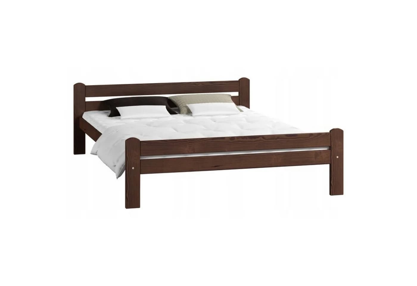 Home Collective Einzelbett Massivholz Kiefer mit Lattenrost