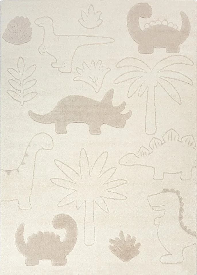 MERINOS Eclipse Kids Dinos Teppich Beige