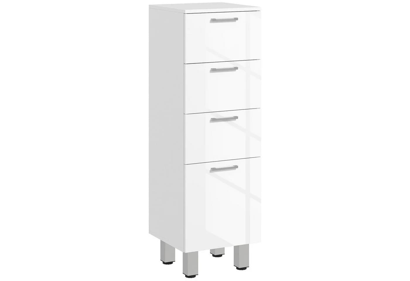 Kleankin Badkommode Badezimmerschrank Weiß