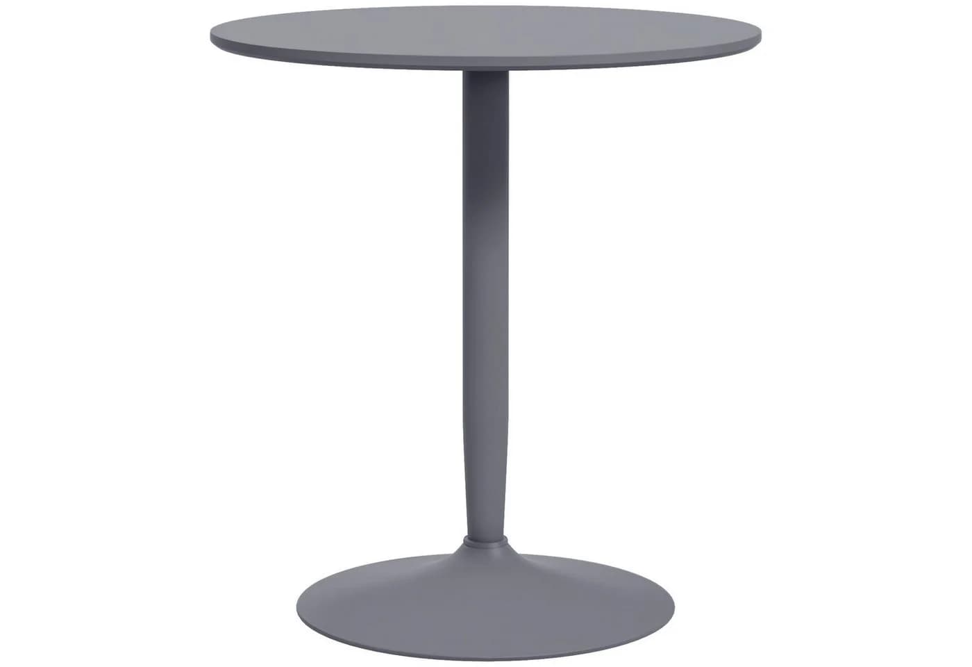 HOMCOM Esstisch Modern Grau Rund Ø70x75cm