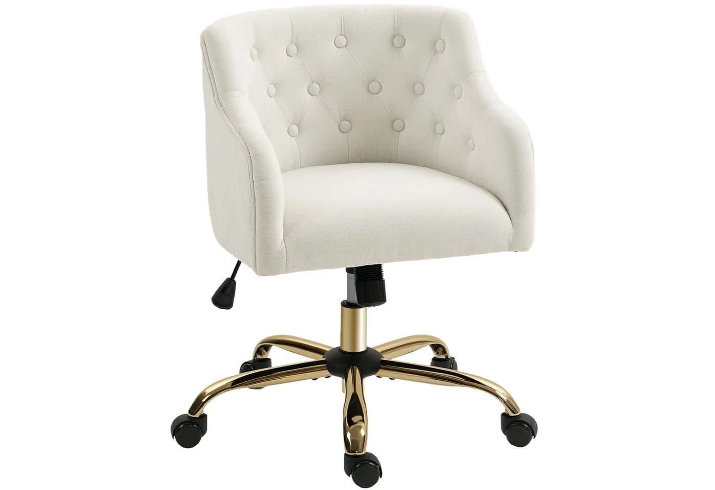 HOMCOM Bürostuhl Polyester, Schaumstoff Diamantdesign