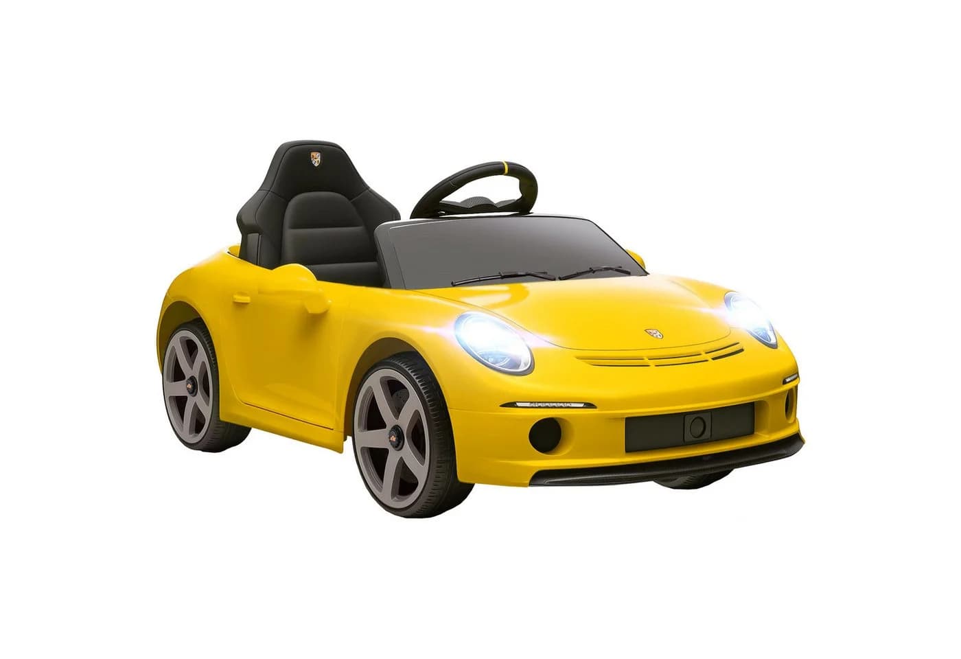 AIYAPLAY Elektro-Kinderauto 12V RUF GT Gelb