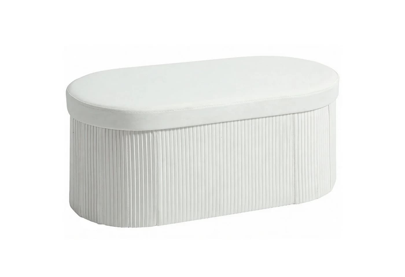 HOMCOM Sitzbank 76 x 38 x 35 cm Polsterbank mit Stauraum