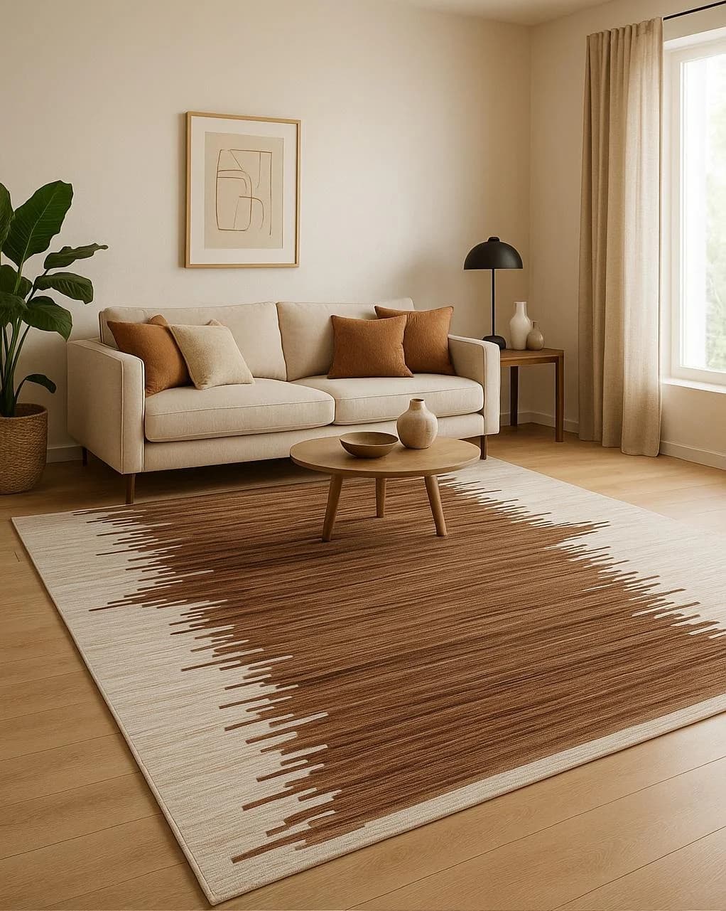 MyFlair Fellteppich Hide Harmony Echtes Rinderfell Streifendesign