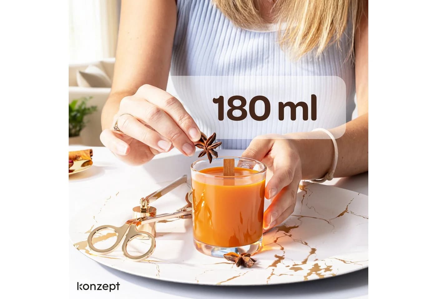 KONZEPT Teelichthalter 12er Set 180 ml Glas Zylindrisch