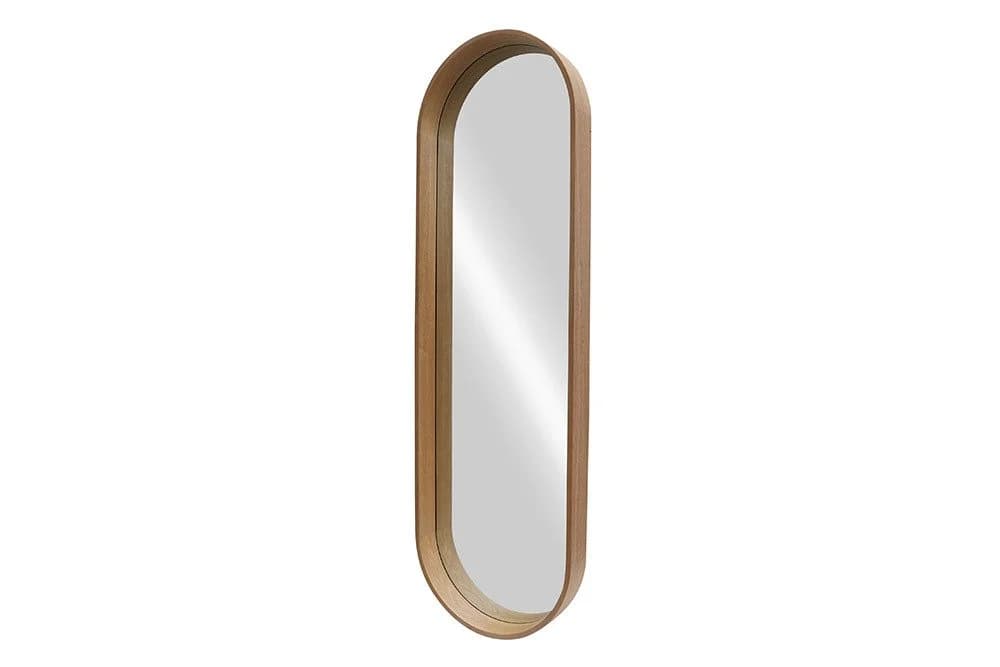 riess-ambiente Wandspiegel PORTRAIT 165cm braun Walnussholz-Design oval