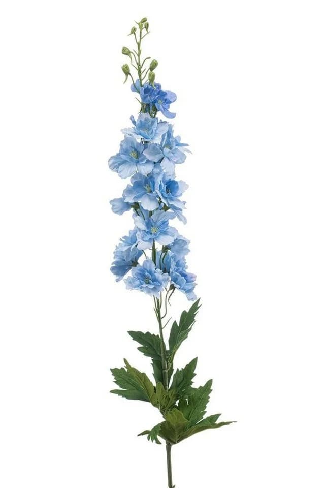 artplants Künstlicher Rittersporn Roseline hellblau 90cm
