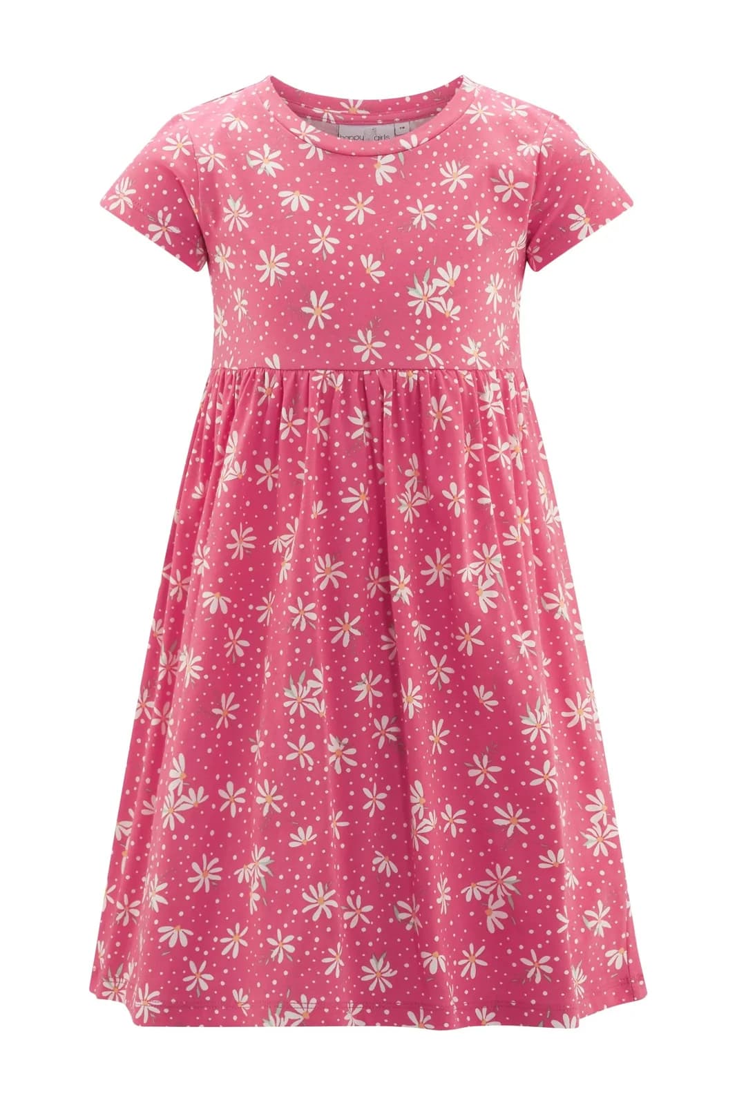 Jerseykleid HAPPY GIRLS Mädchen pink 100% Baumwolle