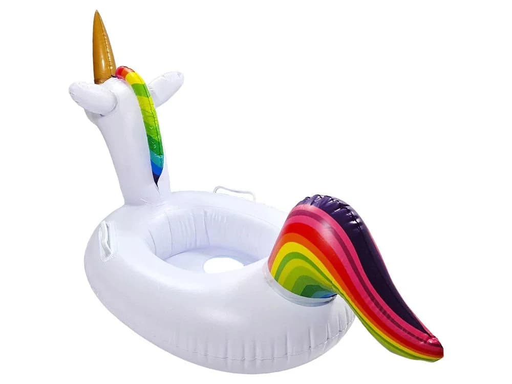 Sport-Knight® Schwimmring Einhorn Bunt PVC mit Griffen