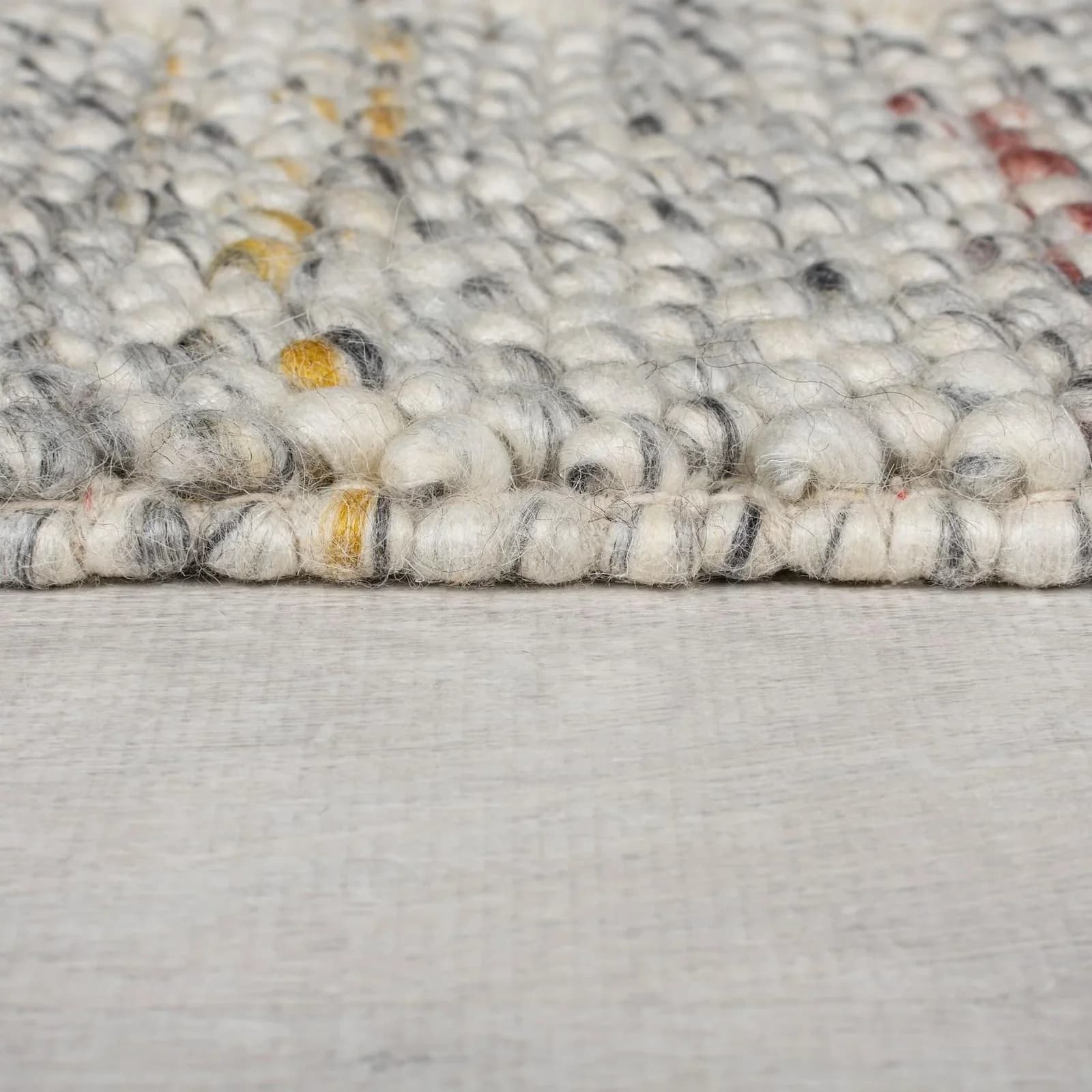 KADIMA DESIGN MEDWAY Läufer Bordüre Beige-Grau 60x230 cm