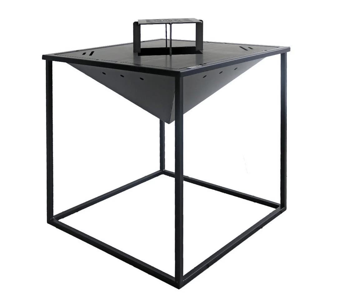 Feuercampus Plancha MEROE Grillplatte Feuerstelle Stahl Schwarz