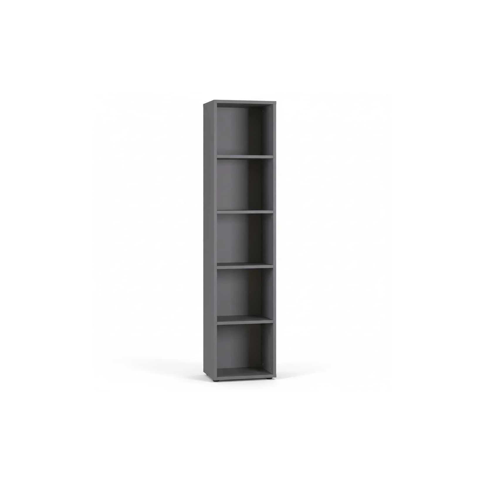 Aktenregal Universal 197cm 5 Ordnerhöhen Graphit Kadima Design