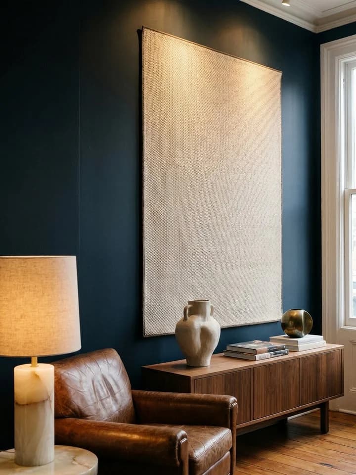 KADIMA DESIGN Teppich LANGAU Creme Uni Meliert Flachgewebe