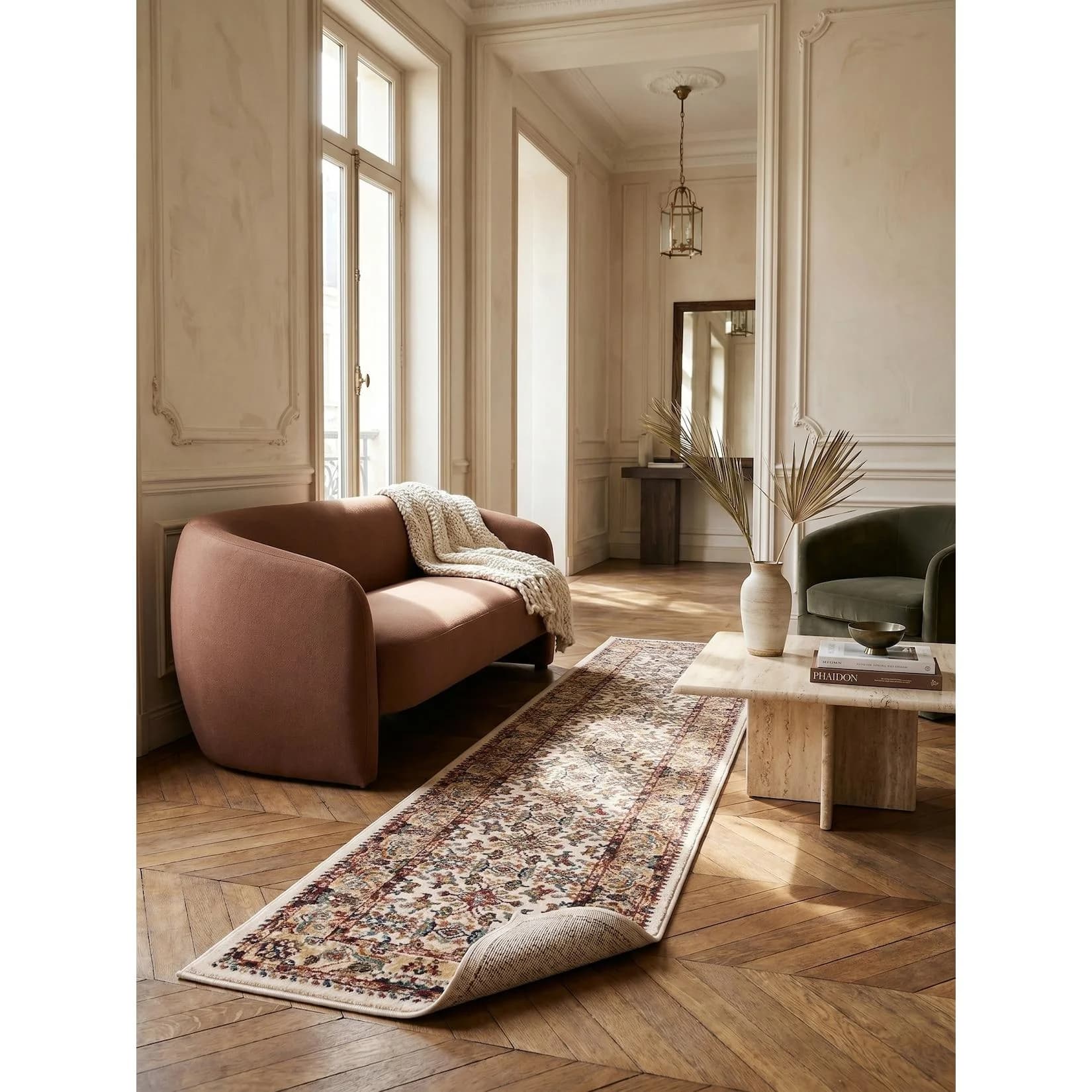KADIMA DESIGN Teppich-Läufer GLAZERT Orientalisch Floral Polypropylen