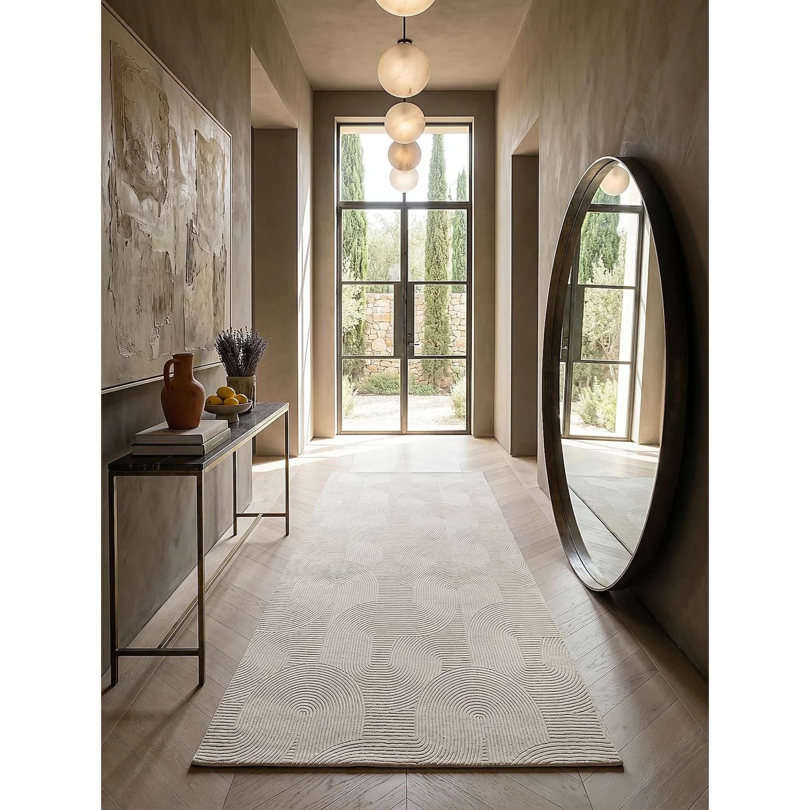 DALAR Läufer Kurzflor Creme 80x150 cm KADIMA DESIGN