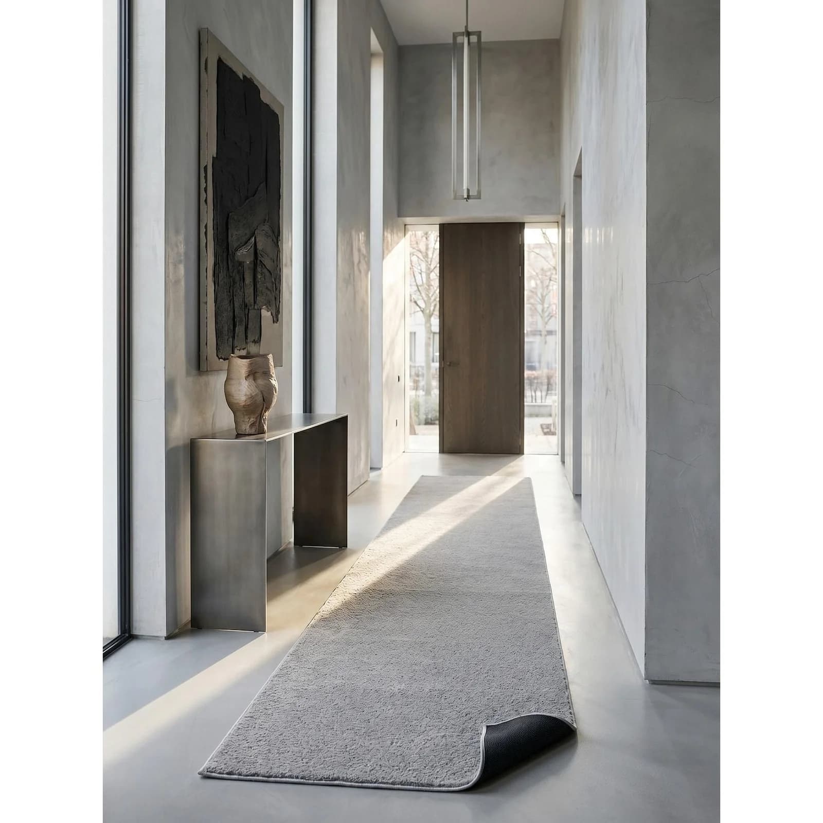 Kadima Design Läufer Antirutsch Grau RUTOR
