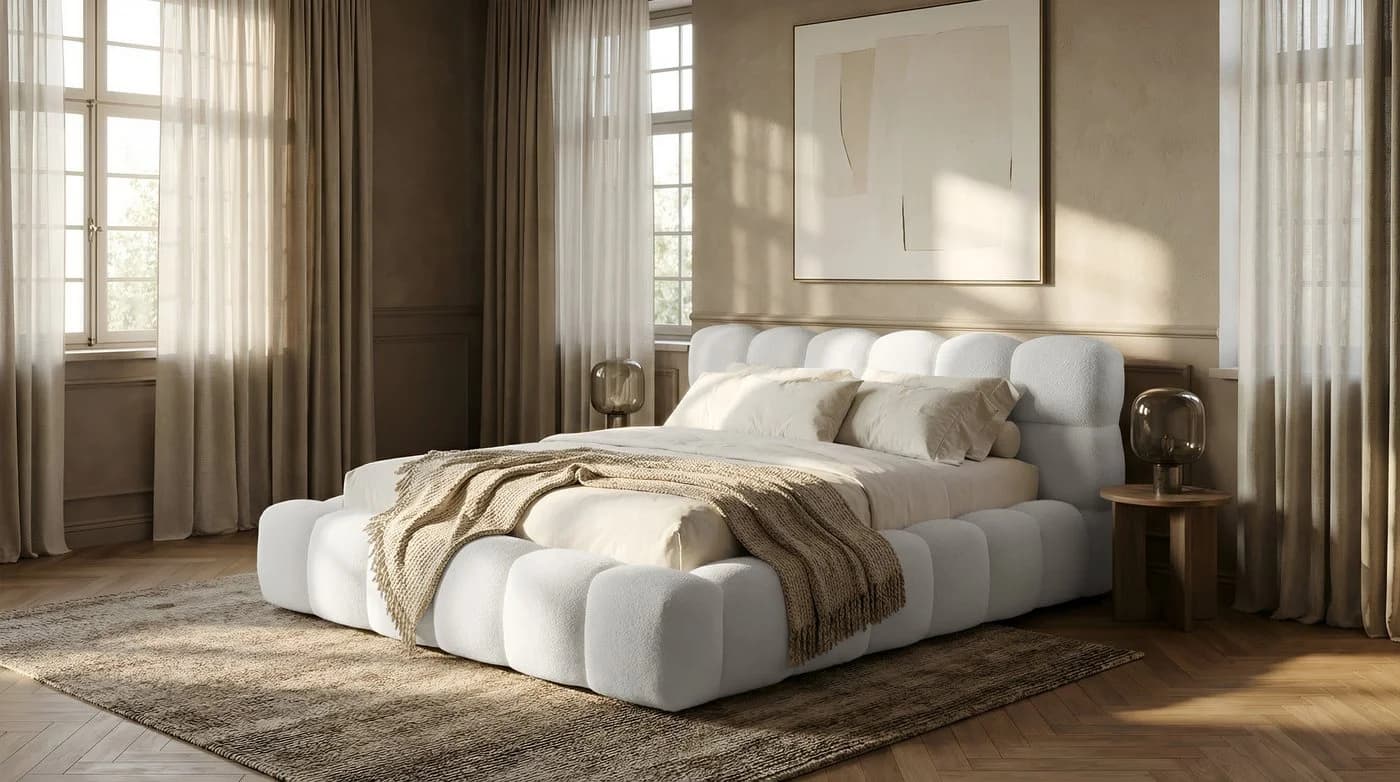 thematys Polsterbett CLOUD Bettkasten Cord-Stoff