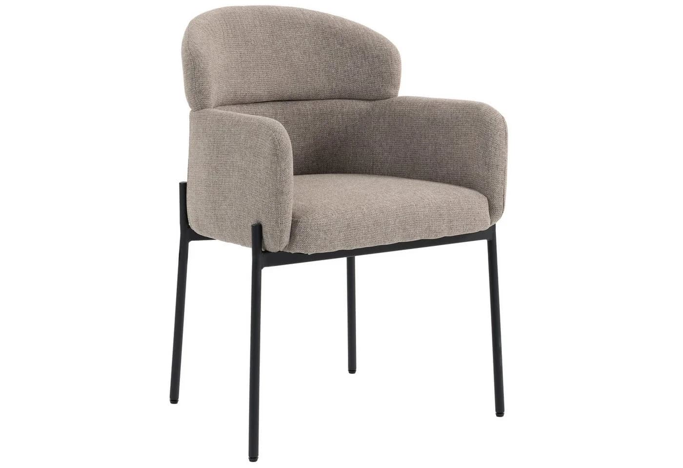 HOMCOM Relaxsessel Hellbraun Chenille-Optik