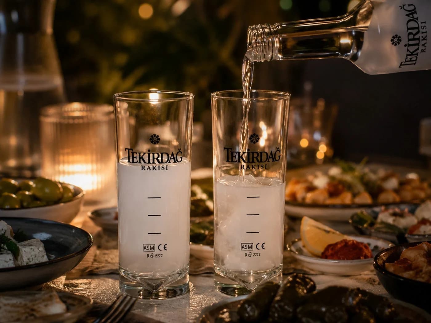 Mixcompany Tekirda? Rakisi Rakiglas 2er Set Transparent Longdrink Gläser