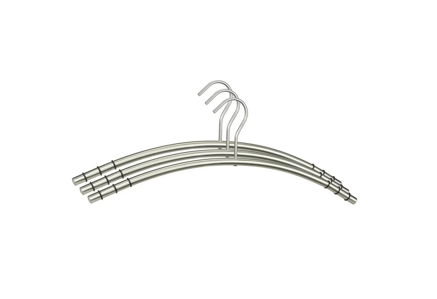 Szagato Kleiderbügel 6-tlg. Edelstahl Silber