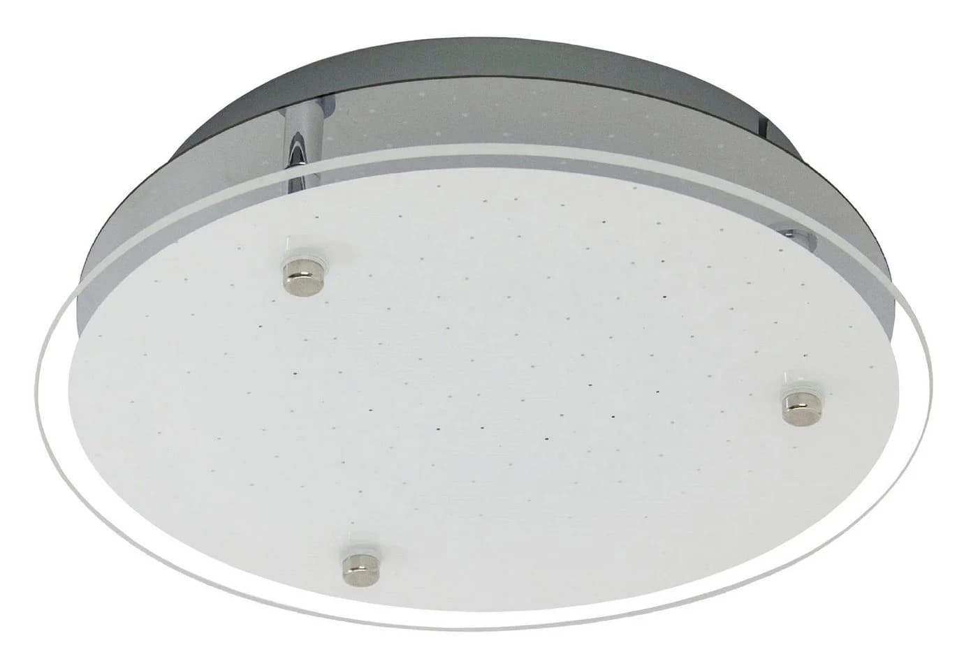 TRANGO LED Deckenleuchte Dimmfunktion 3-Stufen IP44 Badleuchte Kristalleffekt Glas