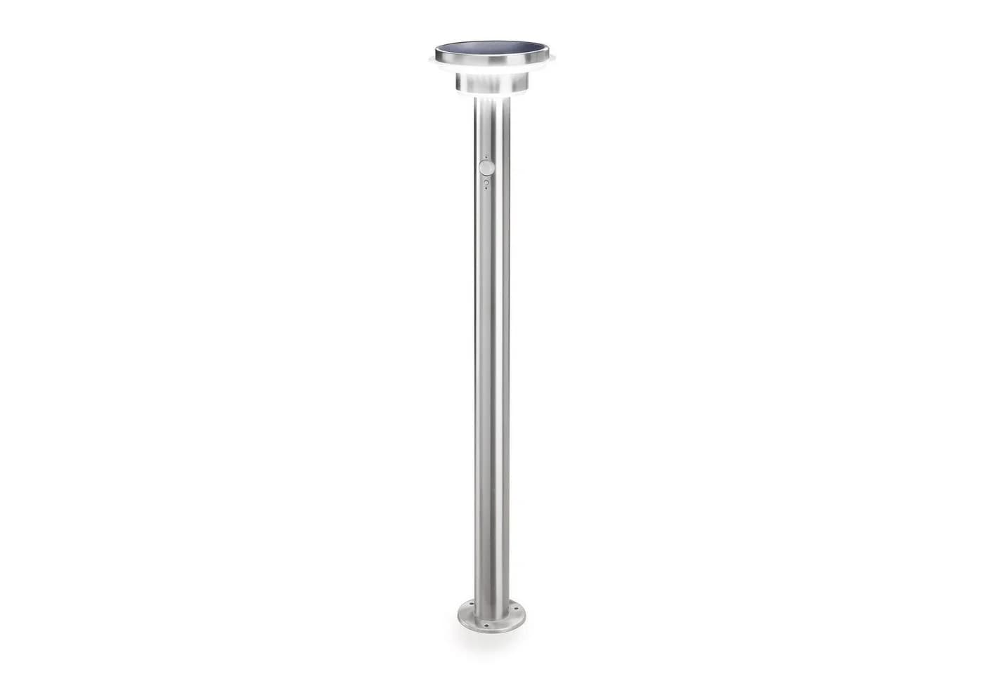 esotec LED Gartenleuchte Solar PIR Standleuchte Tini, 85 cm, 40 LEDs, Edelstahl