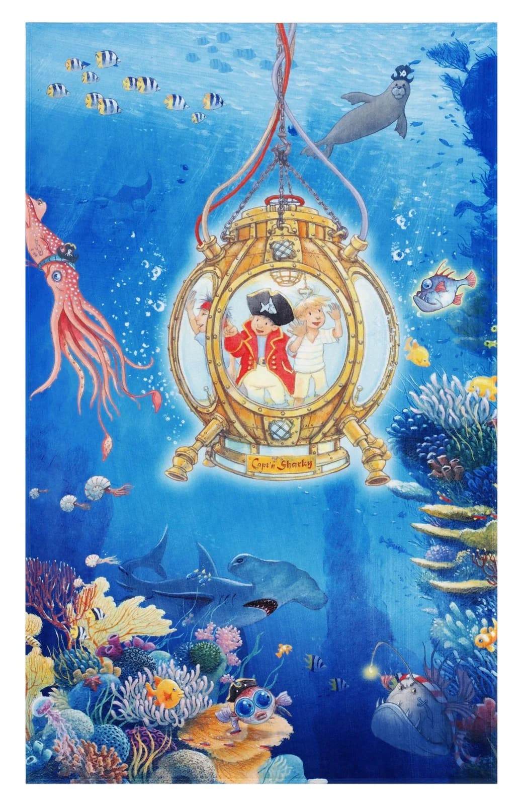 Teppich CAPT´N SHARKY Blau Kinderzimmer